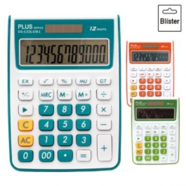Calculadora 12 digits Plus Office SS-Color 1