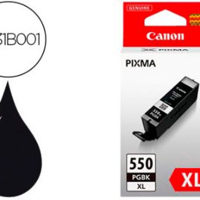Cartutx tinta original Canon PGI-550PGBK XL negre 6431B001