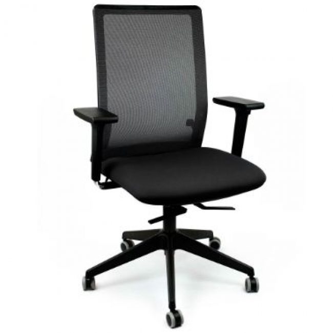 Cadira rodes a/bR3D negre SSNW1-1712170B200B19621009 Sentis F5
