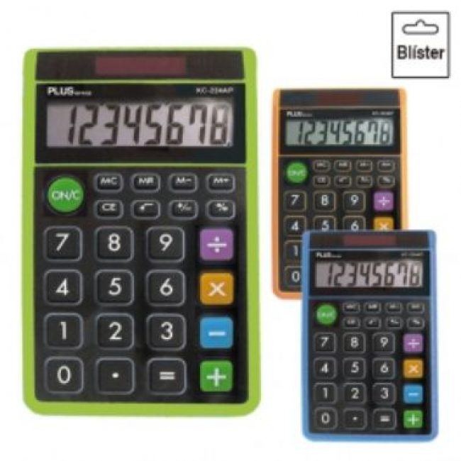 Calculadora 8 digits Plus SS-165 blau