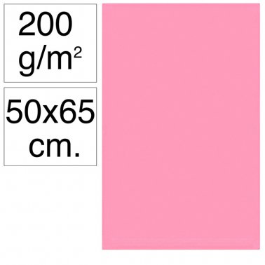 Cartolina 50x65 200gr rosa chicle Makro