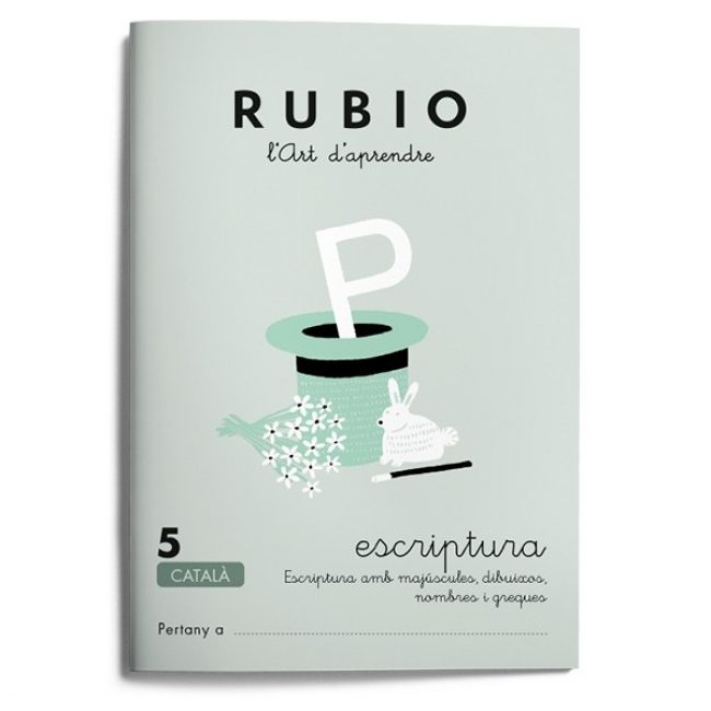 Quadern Escriptura 6, Rubio