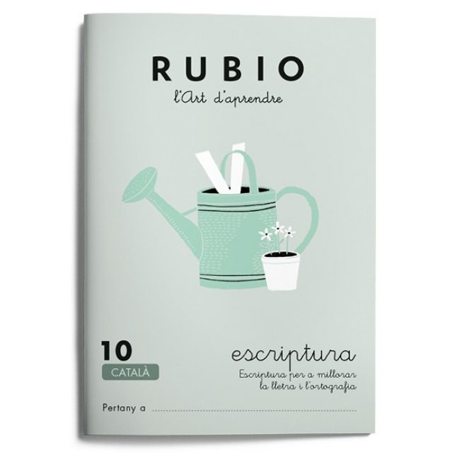 Quadern Escriptura 10, Rubio