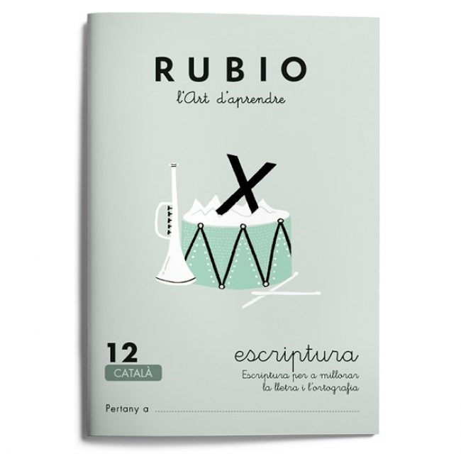 Quadern Escriptura 12, Rubio