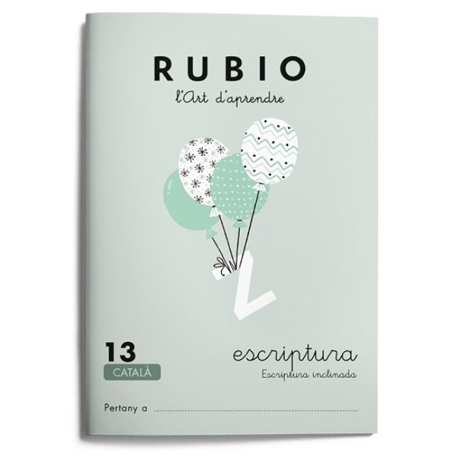 Quadern Escriptura 13, Rubio