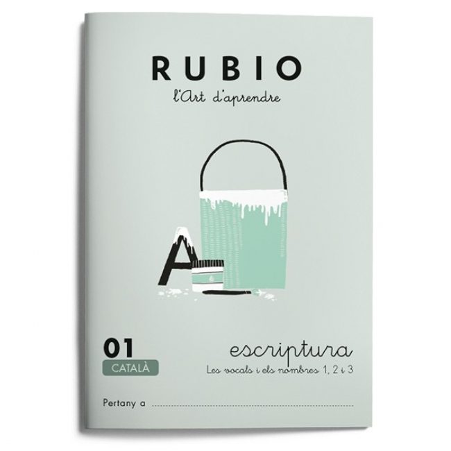 Quadern Escriptura 01, Rubio