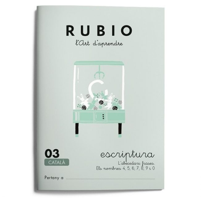 Quadern Escriptura 03, Rubio