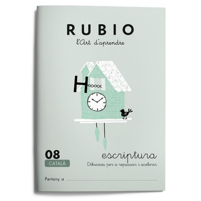 Quadern Escriptura 08, Rubio