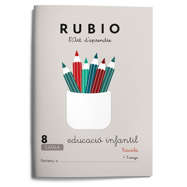 Quadern educació infantil 8, Rubio