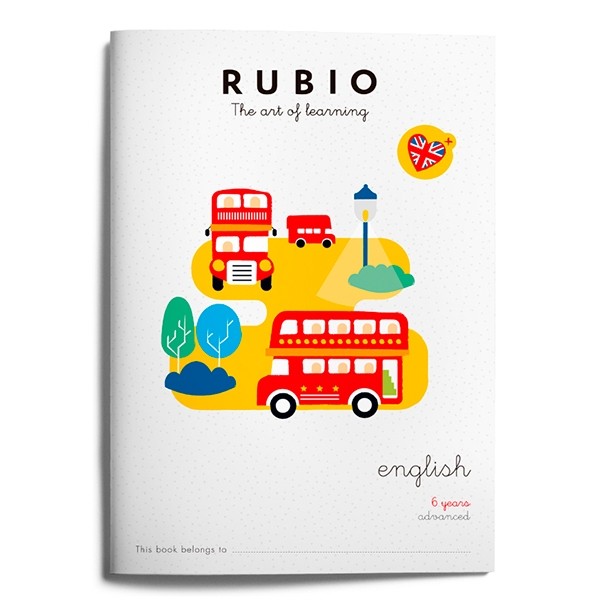 Quadern English 6 years advanced, Rubio