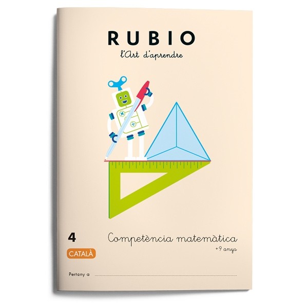 Quadern competència matemàtica 4, Rubio