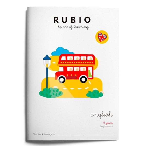 Quadern English 6 years beginners, Rubio