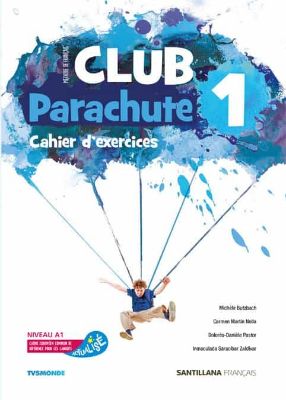 Club parachute 1, cahier d'exercices, Santillana