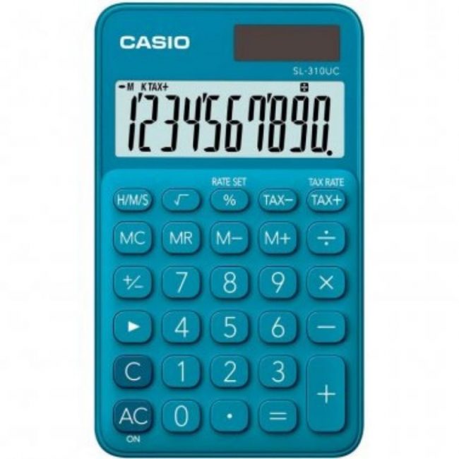 Calculadora 10 digits € Casio SL-310UC blau