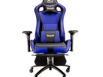 Cadira rodes Gaming blau / negre Talius Caiman