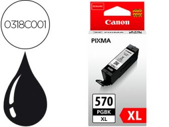 Cartutx tinta original Canon PGI-570PGBK XL negre -pack 2-