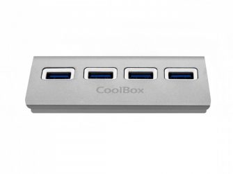 Hub USB-C a 4 ports USB 3.0 CoolBox HUBCOO4ALU3