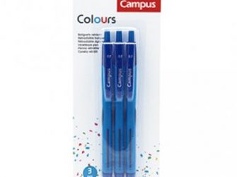 Bolígraf blau Campus Colours -pack 3- 081335
