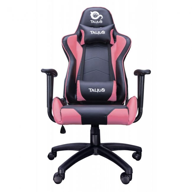 Cadira rodes Gaming rosa / negre Talius Gecko