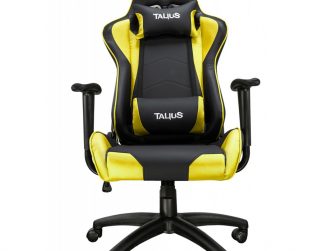 Cadira rodes Gaming groga / negre Talius Gecko
