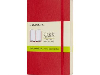 Quadern tapa dura 9x14 vermell llis classic P Moleskine