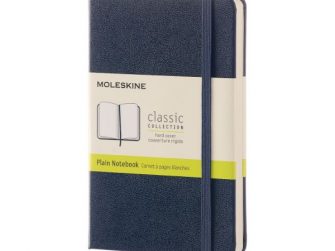 Quadern tapa dura 9x14 blau llis classic P Moleskine