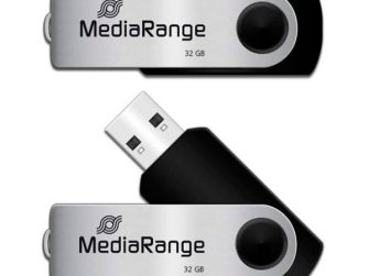 Memòria Flash USB 32Gb negre MediaRange