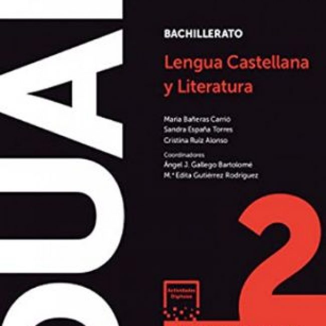 Lengua castellana y literatura 2 bachillerato, Dual, Vicens Vives