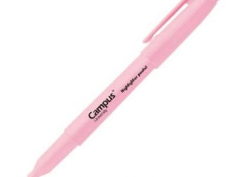 Fluorescent rosa pastel Pen Highlighter Campus